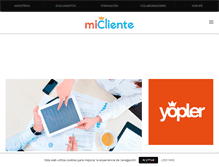 Tablet Screenshot of micliente.net